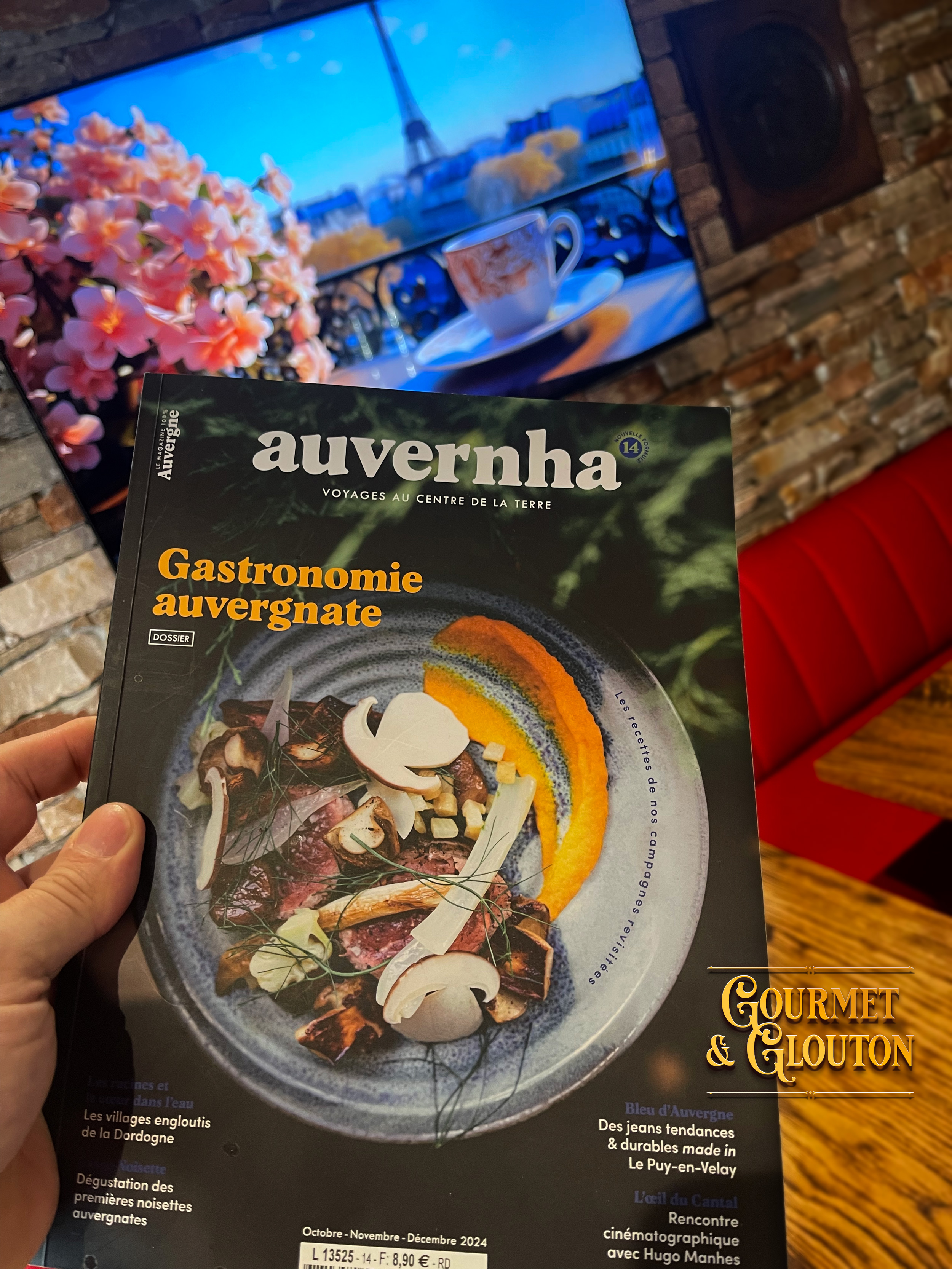 Nous sommes ravis de vous présenter notre dernier article publié dans le magazine Auvernha, le numéro 14, qui met en lumière notre établissement unique à Chaudes-Aigues. Dans ce numéro, vous découvrirez l’histoire fascinante de Gourmet & Glouton, un lieu 