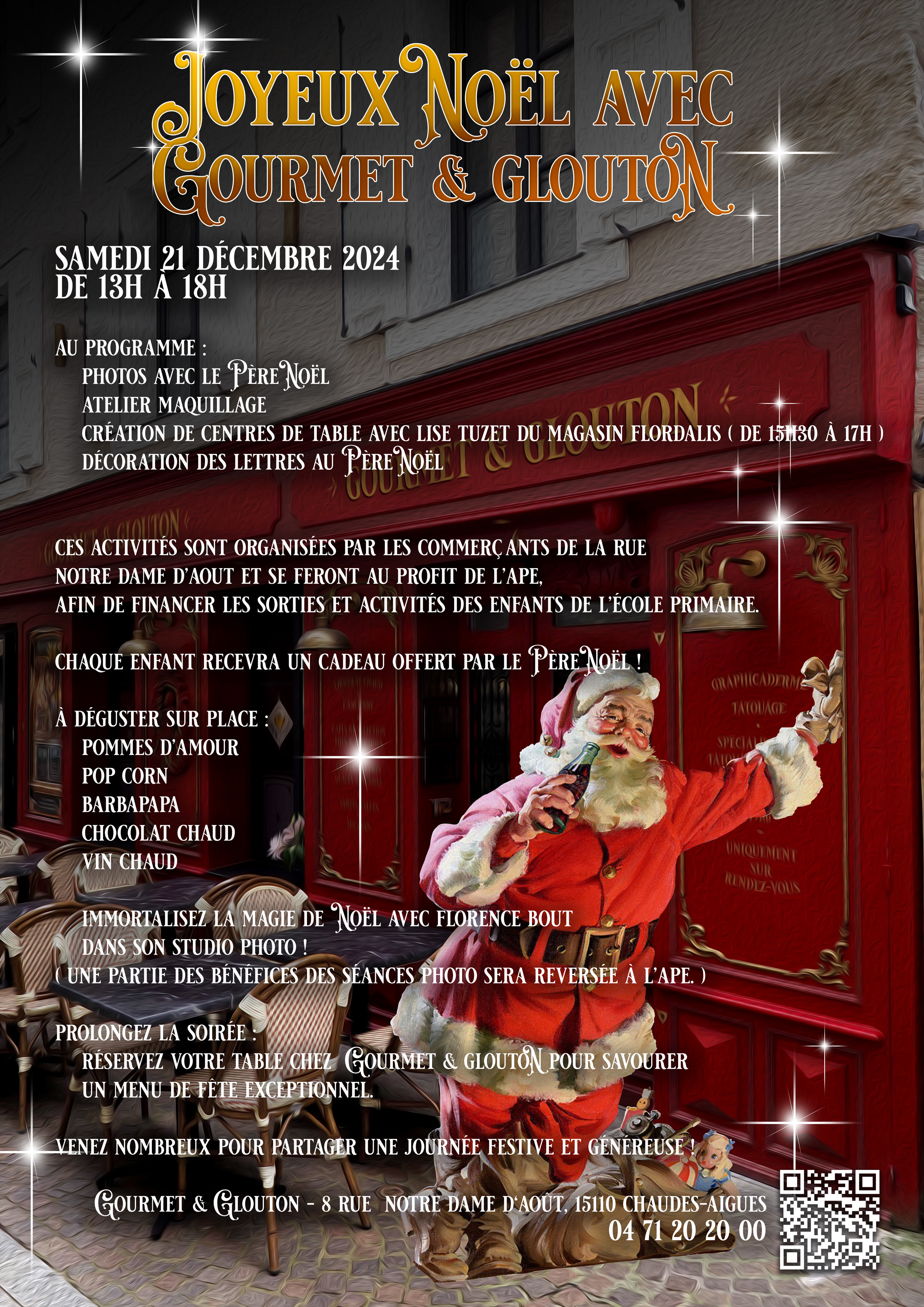 La Magie de Noël s’installe chez Gourmet & Glouton : une journée féerique pour toute la famille  