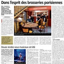 Chez « Gourmet et Glouton », le nouvel établissement de Stéphane et Cécile Chaudesaigues, l’esprit canaille des brasseries parisiennes de la Belle Époque se cache dans les détails.